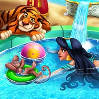 Arabian Princess Swimming Pool Play