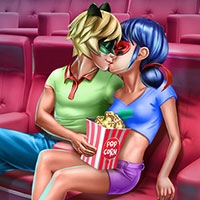 Dotted Girl Cinema Flirting Play