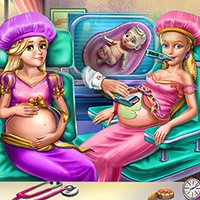 Goldie Princesses Pregnant Check-up  Play