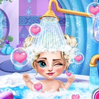Ice Queen Baby Bath Play
