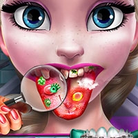 Ice Queen Tongue Doctor Play