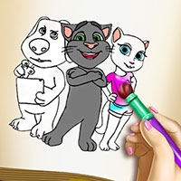 Kitty Coloring Book Play