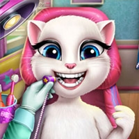 Kitty Real Dentist Play
