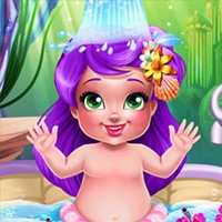 Mermaid Baby Bath Play