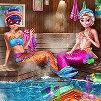 Mermaids BFFs Realife Sauna Play