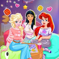 Princess Board Game Night Play