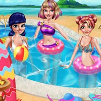 Princesses Summer Vacation Play